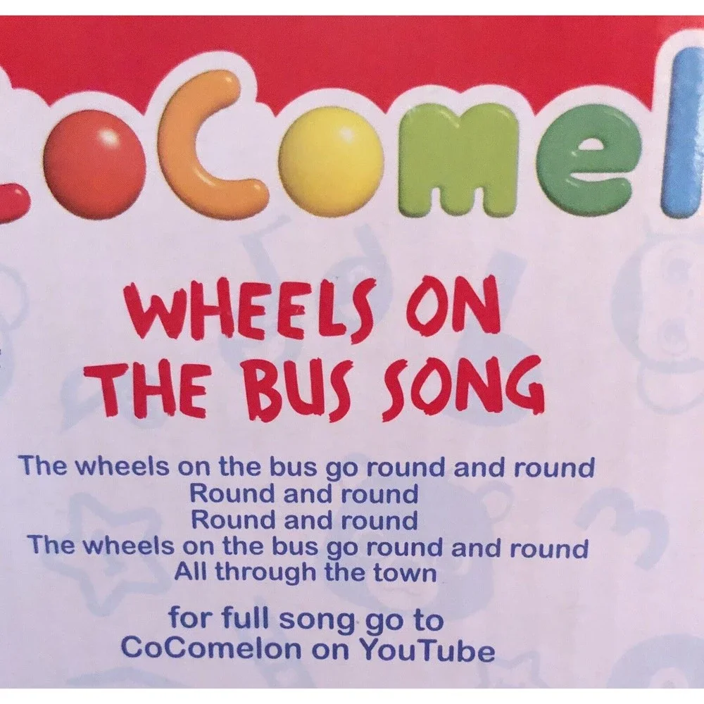 Cocomelon Musical JJ Figure Yellow School Bus with‎ Sound and 3 inch Figure-NIB